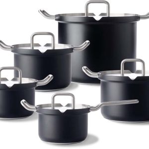 Q-linair Master Black pannenset 5-delig review snel op inductie