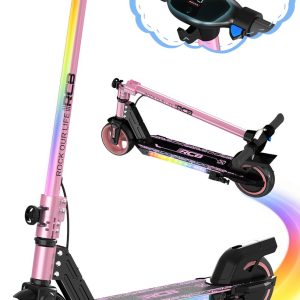 RCB Elektrische Step Kinderen - 6.5 inch- Verlichting - 130W - 5/10/15 km/u review: veilig avondrijden