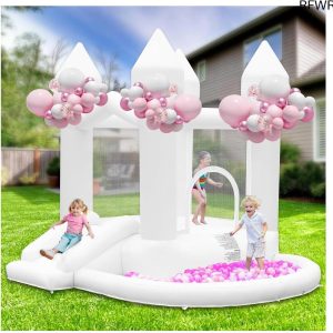 RFWR® Opblaasbaar kinderkasteel met glijbaan en ballenbad review