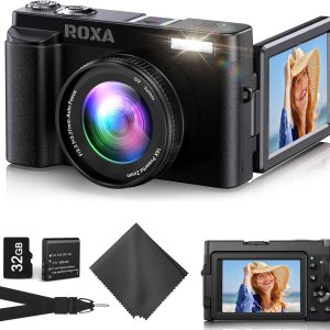 Roxa Digitale camera review: kantelbaar scherm voor vloggen