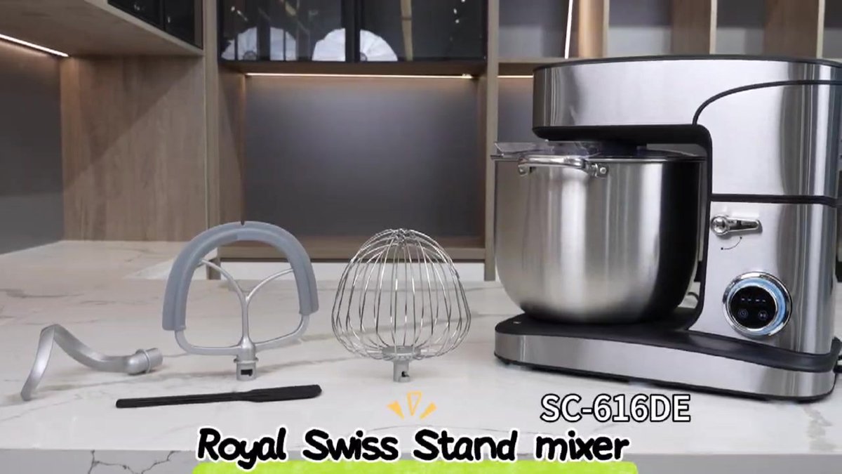 Royal Swiss® Keukenmachine 16L review: snel brooddeeg kneden