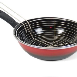 Rvs/emaille frituurpan/friteuse review: frituren op gasstel