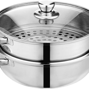 RVS Stoompan 28cm review: gezonde stoombereiding inductiegeschikt