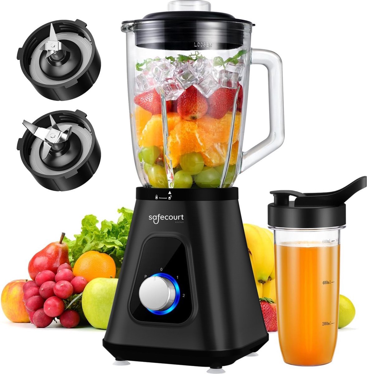 Safecourt Kitchen Blender review: 1300W voor ijs crushen