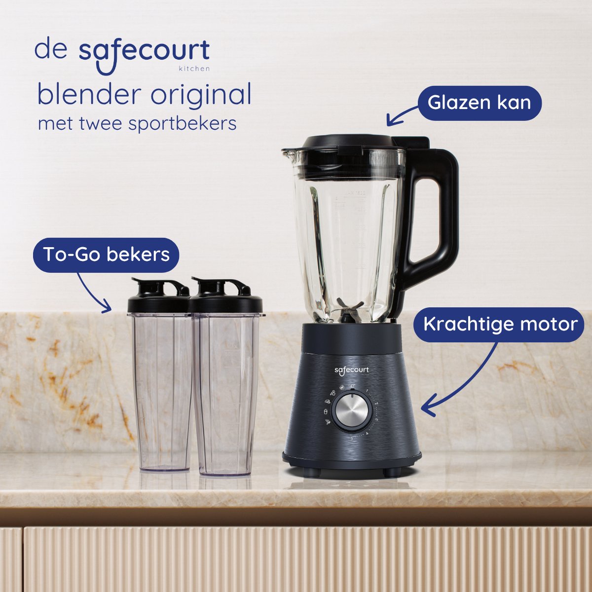 Safecourt Kitchen Power Blender review: smoothie maker to go