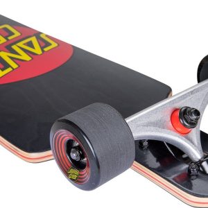 Santa Cruz Drop Through Longboard 36 Classic Dot Black test: snel