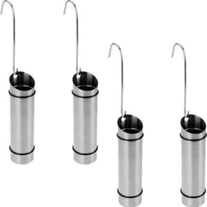 Set van 4x stuks zilveren RVS verwarming waterverdampers/luchtbevochtigers 21 cm - Waterverdampers voor de verwarming - Luchtvochtigheid verhogen review: effectieve...