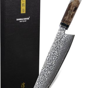 Shinrai Knives - Kiritsukemes 23 cm - Koksmes - Mes - Special Diamond Edition - Met Luxe Geschenkdoos review: extreem scherp keukenmes voor precisie snijden