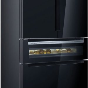 Siemens KF96RSBEA - Amerikaanse Koelkast met Wijnlade - Zwart test: NoFrost