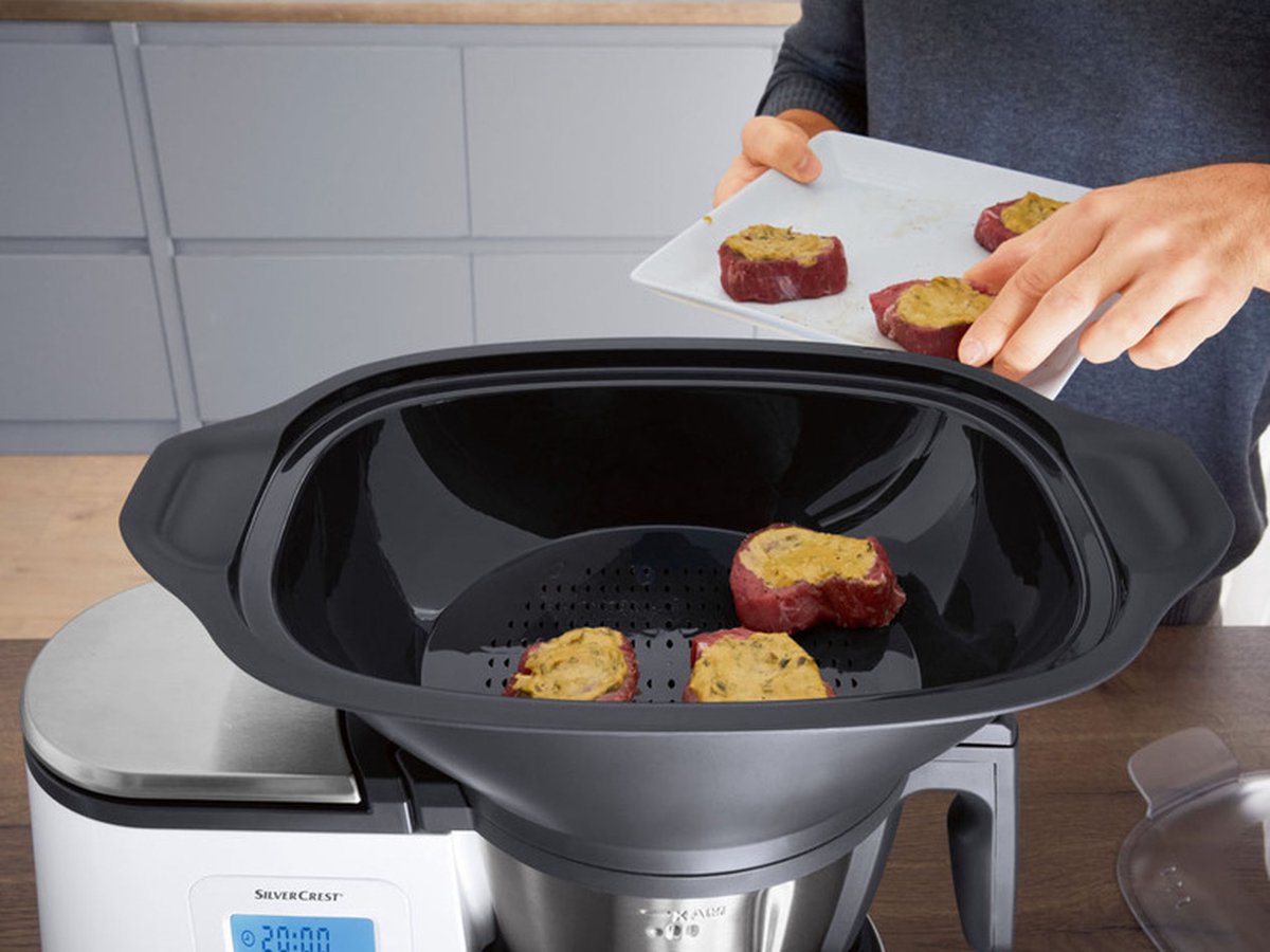 SILVERCREST® KITCHEN TOOLS Monsieur Cuisine Plus test: stomen