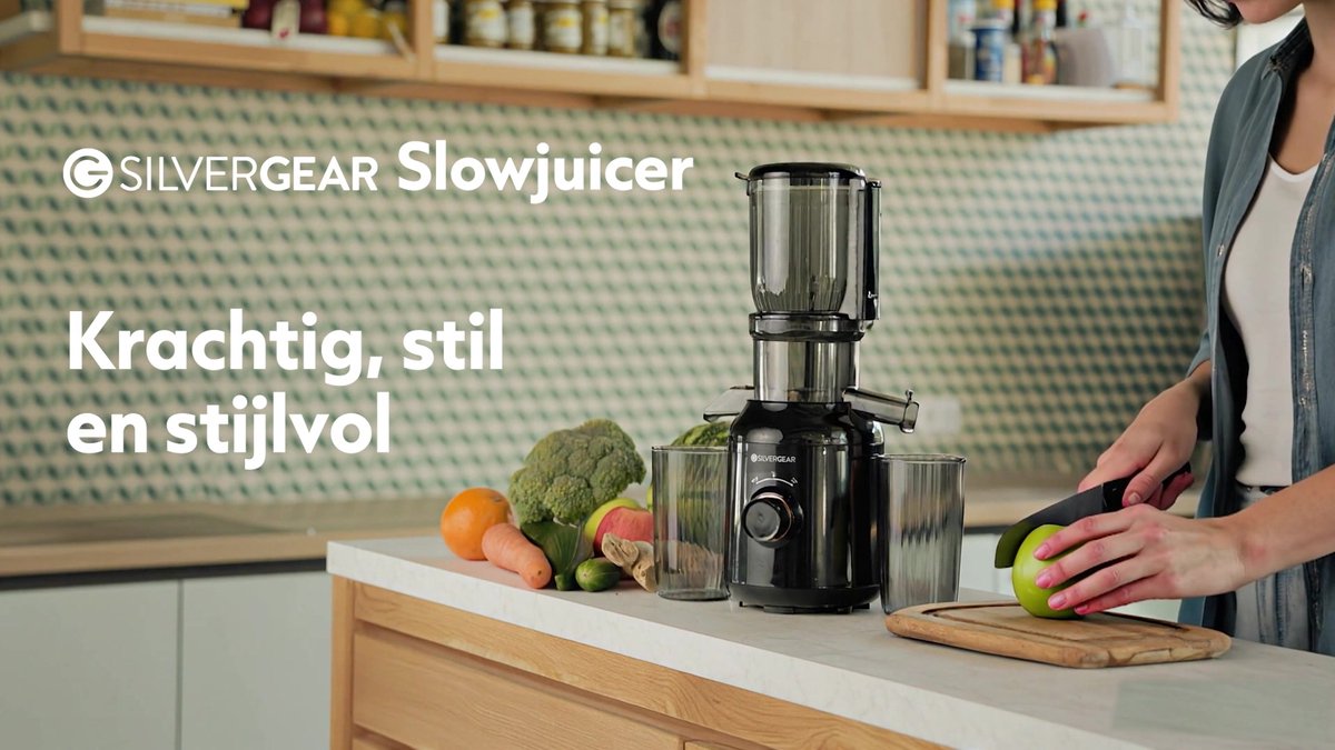Slowjuicer XL 1000ml review: koud persen met 104mm vulopening
