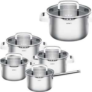 Sola pannenset Juvia review: PFAS-vrij, RVS pannen