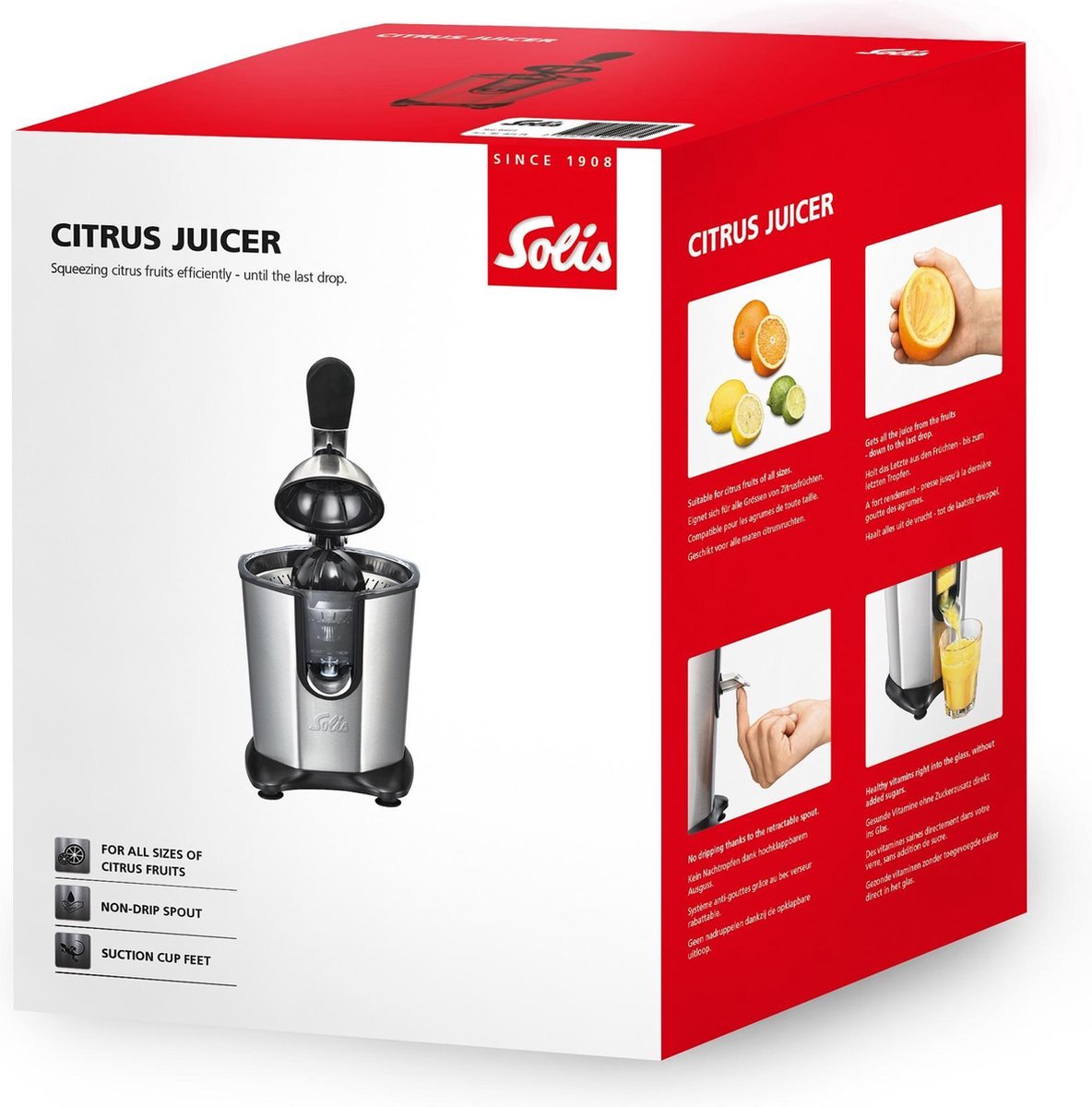Solis Citrus Juicer 8453 review: snel vers sap, citruspers