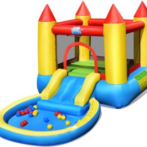 Springkussen - Het Magische Kasteel test waterpret kinderfeest