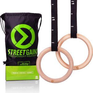 StreetGains® Houten Turn Gym Ringen 32MM review voor calisthenics