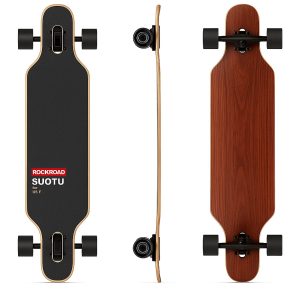 Suotu Skateboard review: longboard met schokabsorptie, cruisen