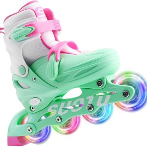Suotu Skeelers review: verstelbare inlineskates met lichtwielen