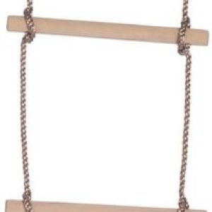 SwingKing Touwladder 6x houten treden test: veilig tuinklimmen