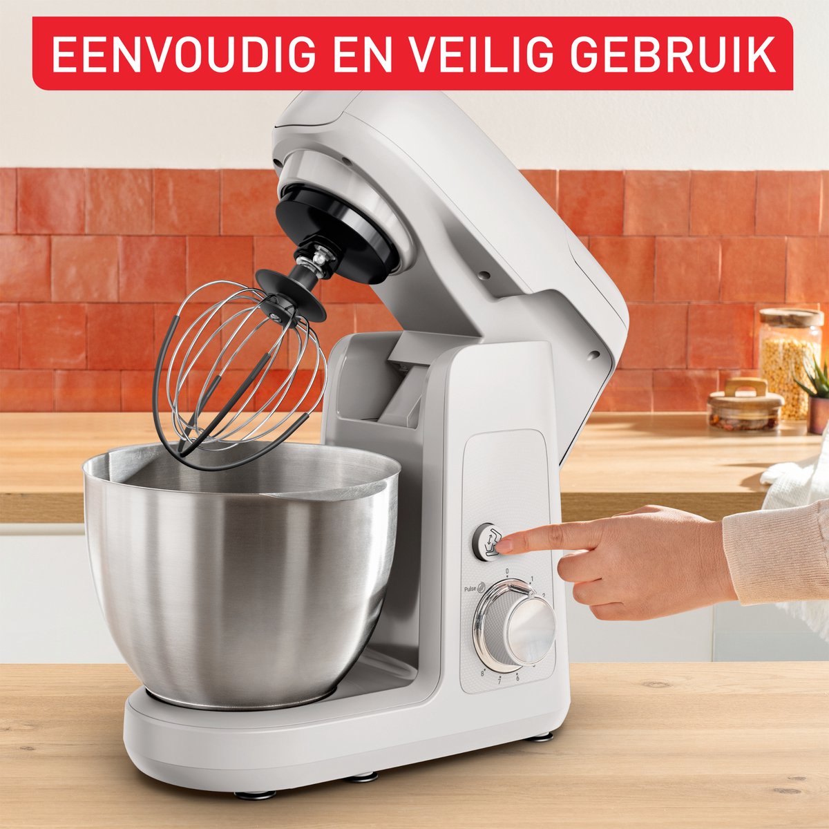 Tefal QB525B38 Bake Partner review: snel deeg kneden, standmixer