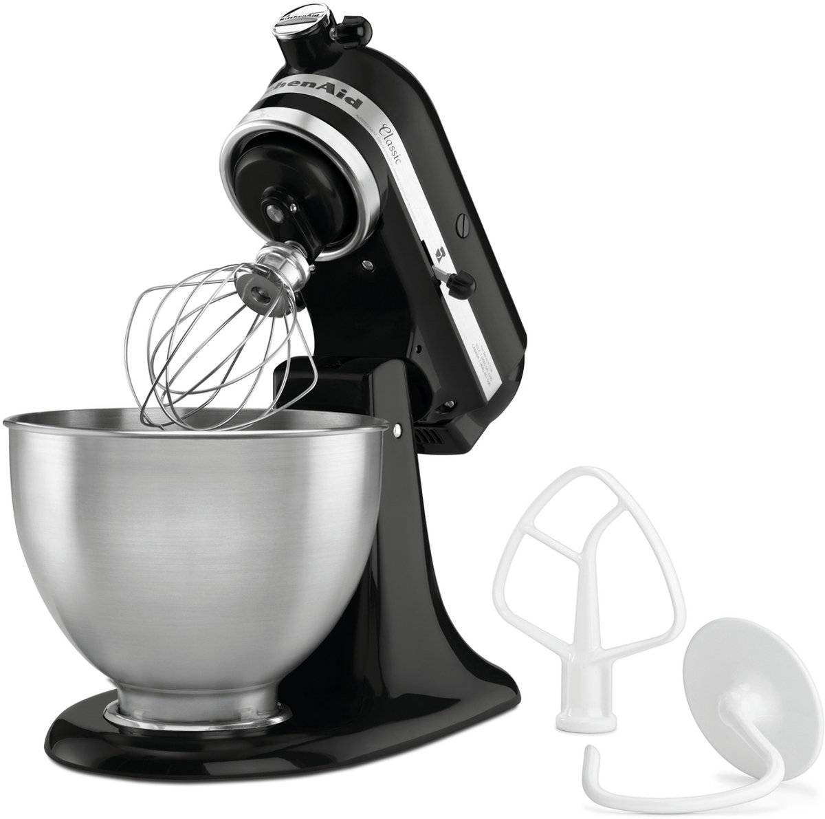 Test KitchenAid 5K45SSEOB Classic - Keukenmachine - Zwart kneden