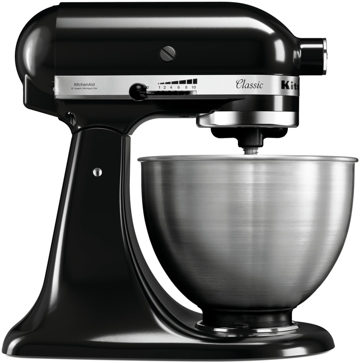 Test KitchenAid 5K45SSEOB Classic - Keukenmachine - Zwart kneden