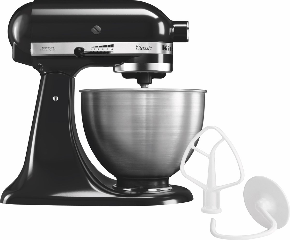 Test KitchenAid 5K45SSEOB Classic - Keukenmachine - Zwart kneden