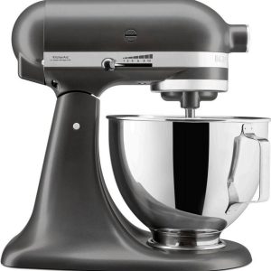 Test: KitchenAid Keukenrobot met kantelbare kop 4,3L - Artisan 5KSM95PSESZ - Slate voor deeg kneden, standmixer