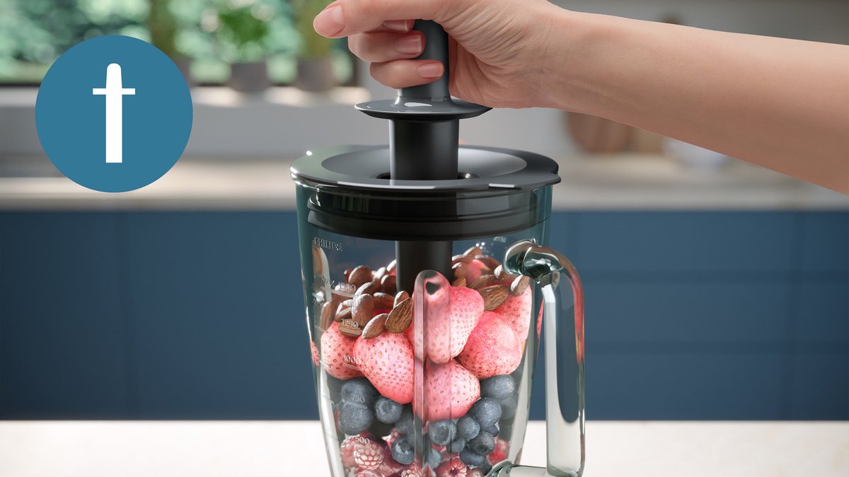 Test Philips 5000 series HR3030/00 - Blender - 1200 Watt - Zwart