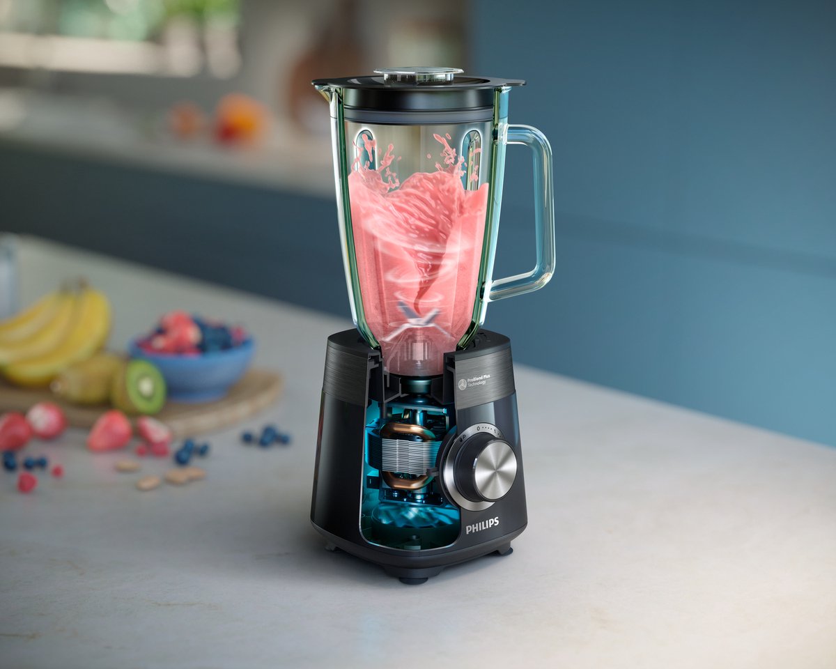 Test Philips 5000 series HR3030/00 - Blender - 1200 Watt - Zwart