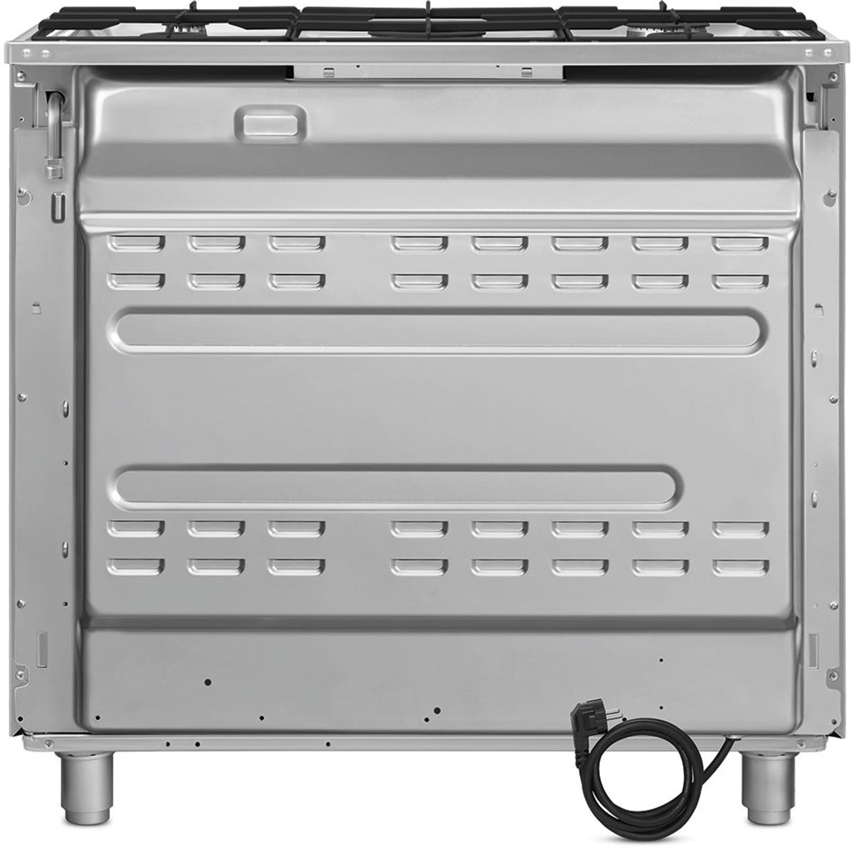 Test wok SMEG CX91GMXNLK - Gasfornuis - 90 cm - RVS - 5 kookzones