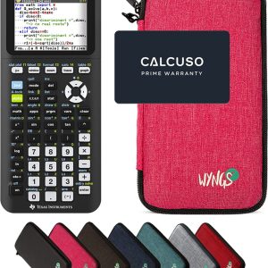 TI-84 Plus Ce -T Python Edition incl. WYNGS Beschermhoes Roze - Grafische Rekenmachine - Basis Pakket review: ideaal voor Python-programmeren