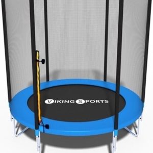 Trampoline - blauw - 183 cm - met veiligheidsnet test tuinplezier