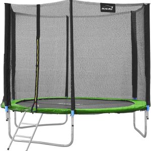 Trampoline Ø244 cm HAUKI review: veilig springen in de tuin