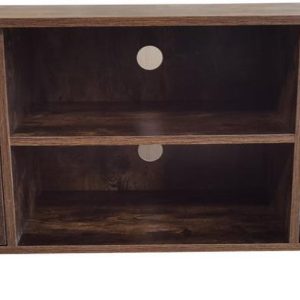 Tv meubel kast Stoer - televisie dressoir industrieel - 110 cm breed test: compact opbergruimte