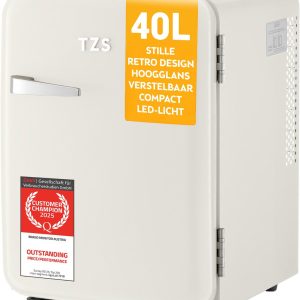 TZS First Austria Mini koelkast test: stil 22 dB, energiezuinig