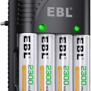 Universele snellader voor AA, AAA en 9V batterijen met led-display review: sneller opladen