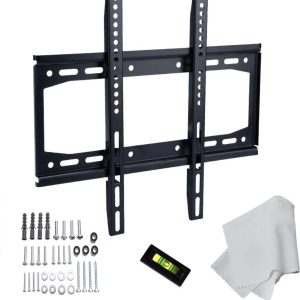 Universele TV Muurbeugel- 26 t/m 60 inch Muur Steun Ophang Beugel TV Wandhouder extra plat / Inclusief poetsdoekje, waterpas review