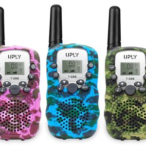 UPLY Walkie Talkie voor Kinderen en Volwassenen - Portofoon - 5KM Bereik - Set van 3 review: ideaal voor camping