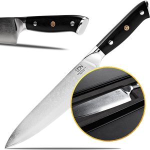 VDN Koksmes damaststaal review: vlijmscherp keukenmes