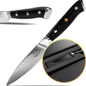 VDN Schilmes damaststaal - Elegance serie - VG-10 Japans damascus - 67 lagen staal review: vlijmscherp keukenmes