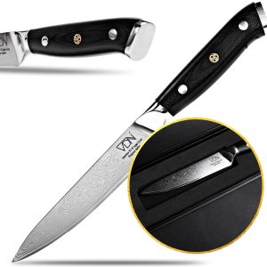 VDN Universeel Officemes damaststaal review: scherp snijden