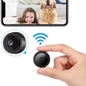 Verborgen Camera - Bewakingscamera Voor Binnen - 1080P Full HD+WiFi - 1 Stuk - Huis & Kantoor+Zwart review: discrete 1080p huisbeveiliging
