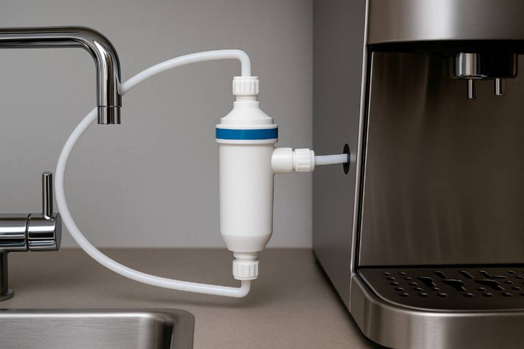 From the field: ervaring met een waterfilter tussenleiding