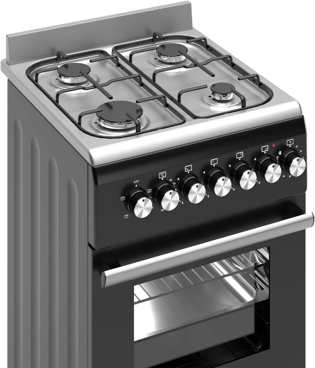 Wiggo WO‑E505R(BX) review: gasfornuis met snelle ontsteking