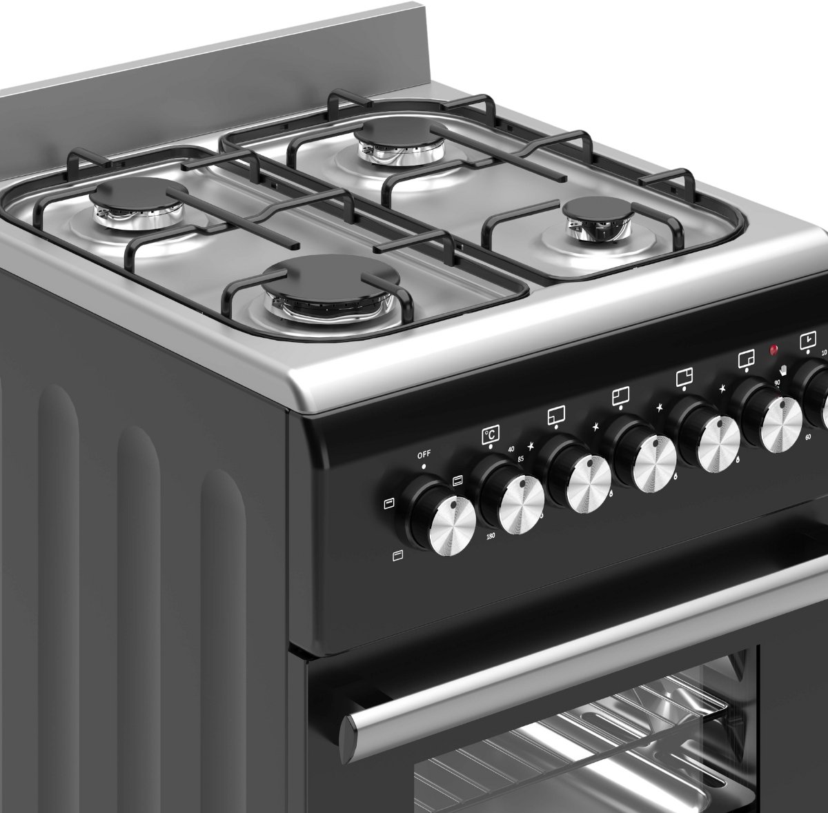 Wiggo WO‑E505R(BX) review: gasfornuis met snelle ontsteking