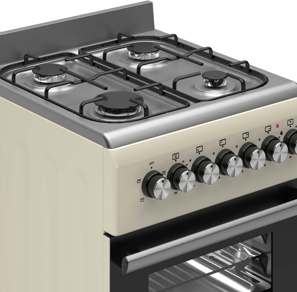 Wiggo WO‑E505R(CX) review: vrijstaand gasfornuis, 52L oven
