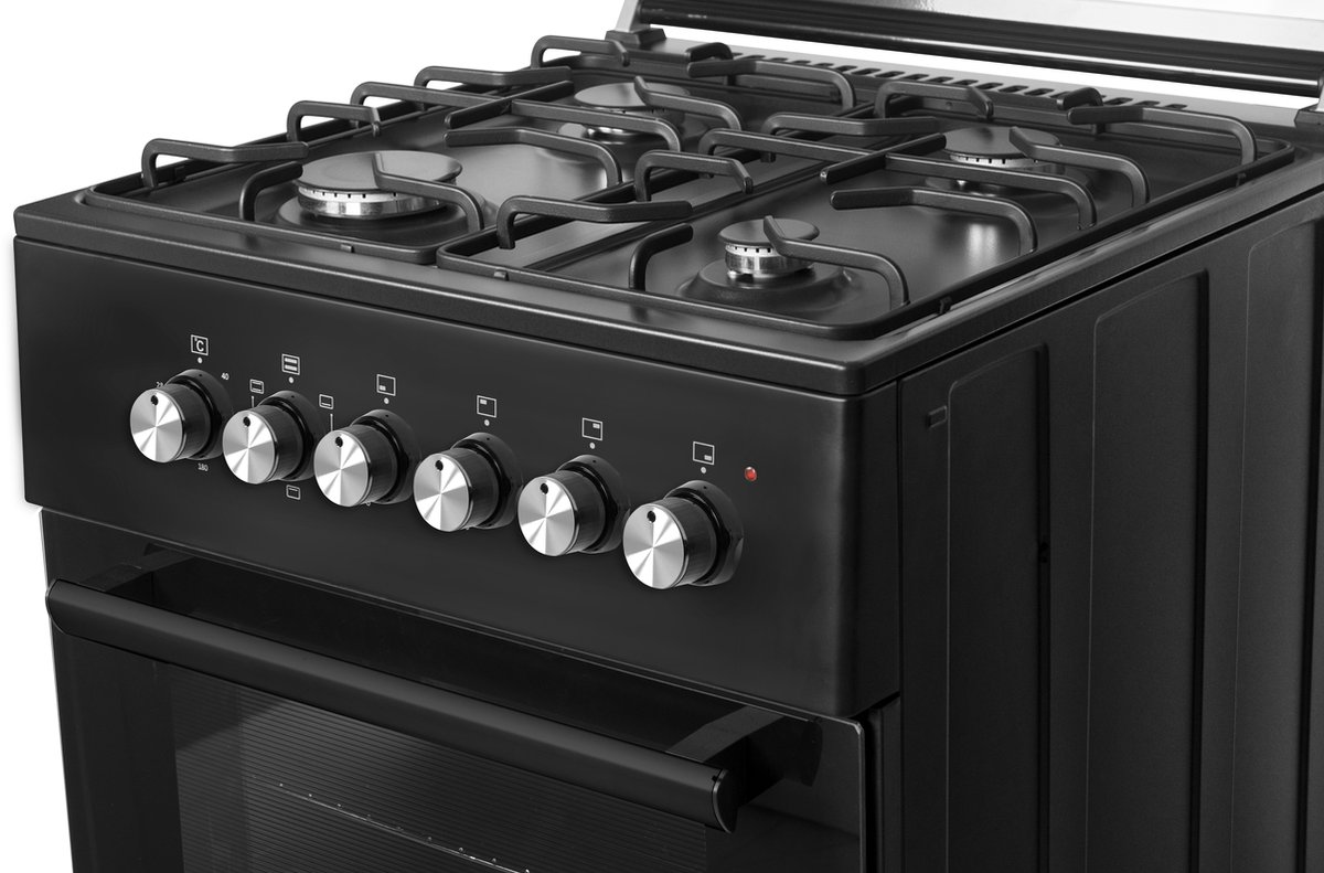 Wiggo WO‑E603R(BB) review: gasfornuis met 56 liter oven
