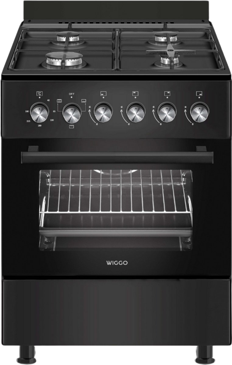 Wiggo WO‑E603R(BB) review: veilig gasfornuis met vlambeveiliging