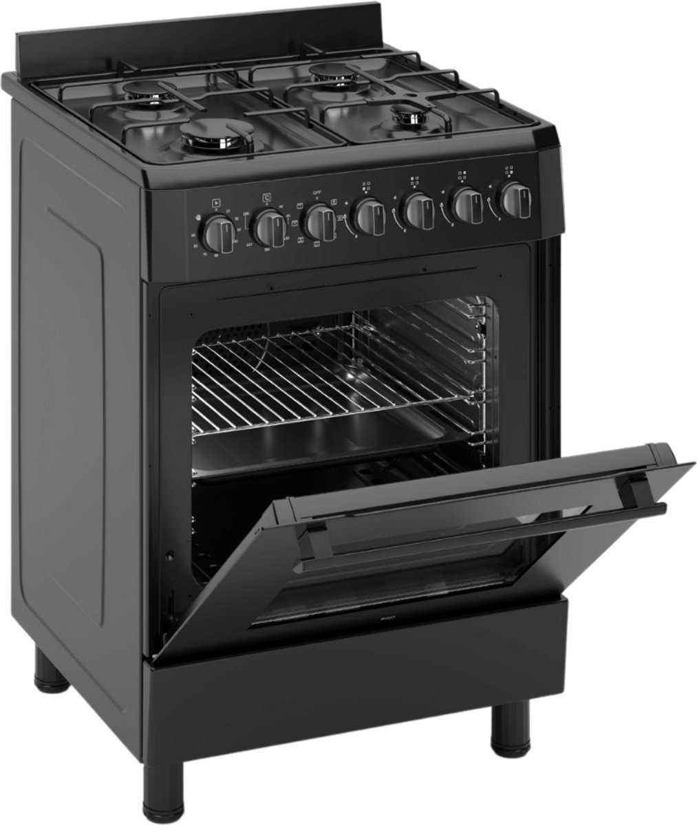 Wiggo WO-E605R(BB) review: 56L oven en veilig gasfornuis