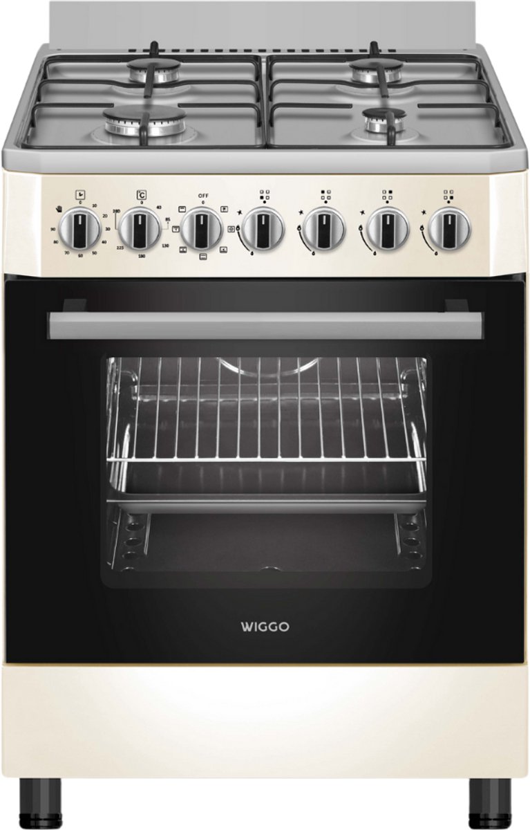 Wiggo WO-E605R(CX) review: gasfornuis met grote 66L oven
